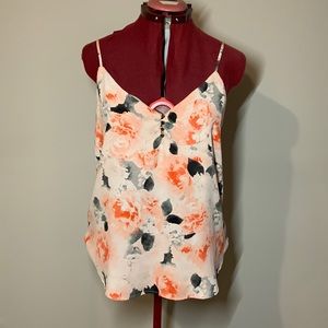 Flowy flower tank top